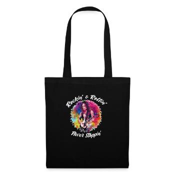 Rocking and Rolling Never Stopping - Sac en tissu - noir - Devant