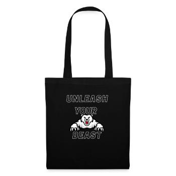 Chemise de gymnastique « Bar Strength Unleashed » - Sac en tissu - noir - Devant