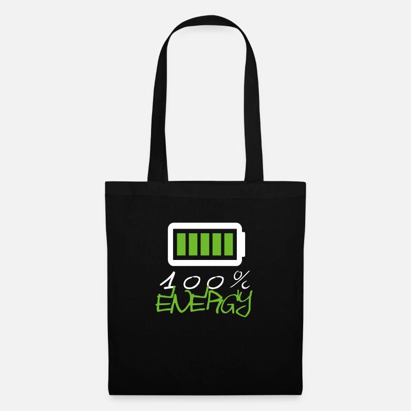 100 PROZENT ENERGY - Stoffbeutel - Schwarz