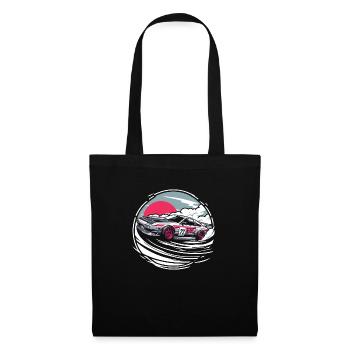 Japanese style car, JDM - Tote Bag - black - Front