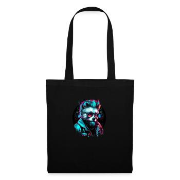 Cyber panda - Tote Bag - black - Front