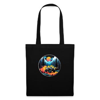 quad et tout terrain - Sac en tissu - noir - Devant