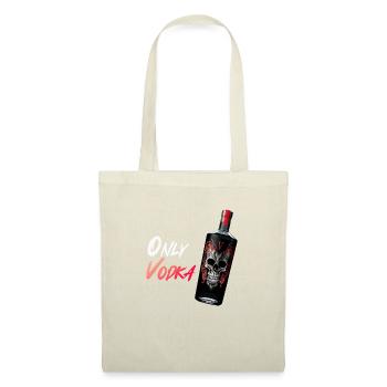 Only Vodka Alcohol Lover Skull - Tote Bag - nature - Front