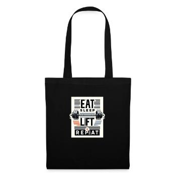 Mantra de gymnastique audacieux - Sac en tissu - noir - Devant