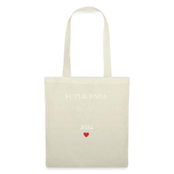 Futur papa 2024 - Sac en tissu - nature - Devant