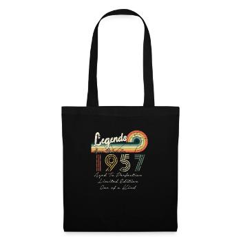 1957 Legends Are Born in 1957 | vintage!! - Tote Bag - black - Front