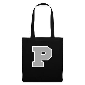 Letter p sport - Tote Bag - black - Front