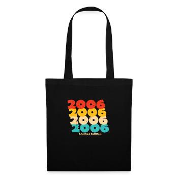 2006 : Edition Limitée - 18e anniversaire - Sac en tissu - noir - Devant