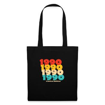 1990: Limited Edition - 34th Anniversary - Tote Bag - black - Front