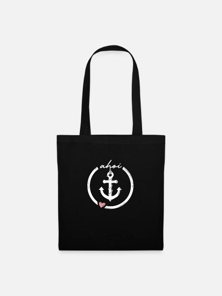Ahoi - Stoffbeutel - Schwarz