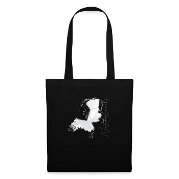 Netherlands | real football | Map EN - Tote Bag - black - Front