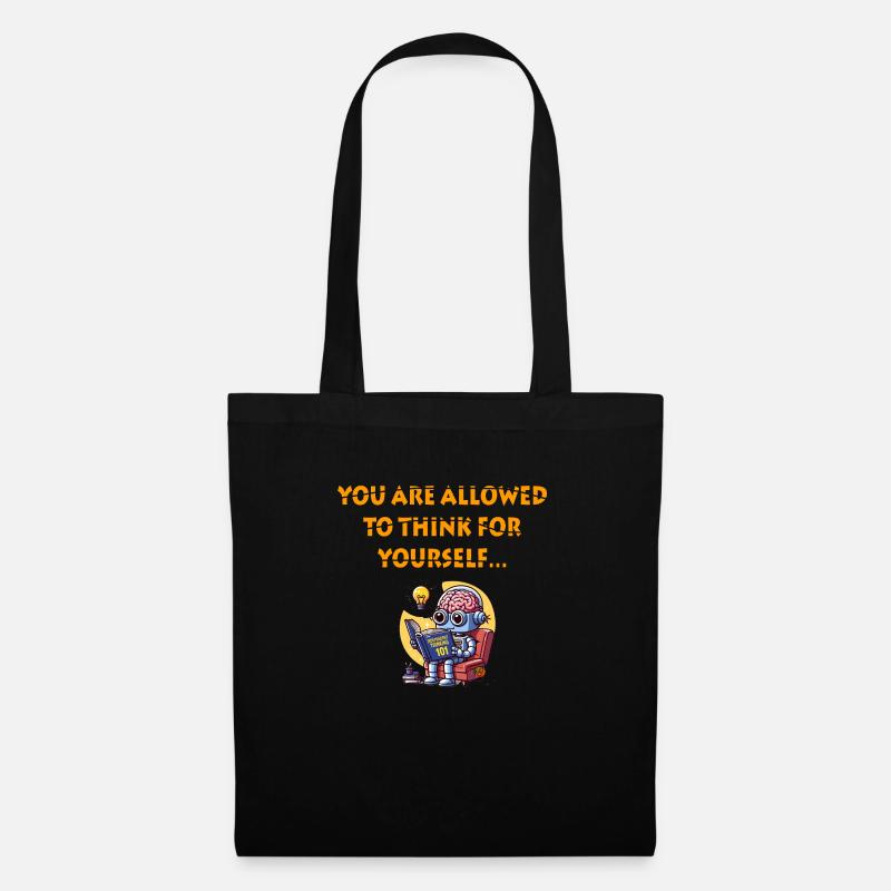 THINK YOURSELF - Tote Bag - black