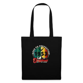 Vintage Geburtstag 1953 - Retro Geschenkidee 1953 - Stoffbeutel - Schwarz - Vorne