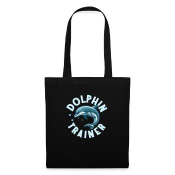 Dolphin Trainer Marine Biology Beach Vacation - Tote Bag - black - Front