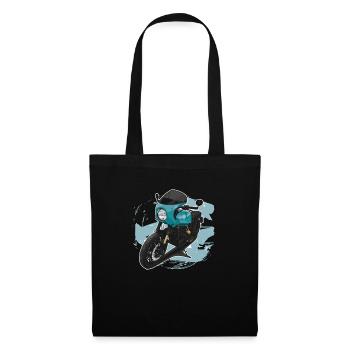 Bobber // Custom // Motorcycle - Tote Bag - black - Front