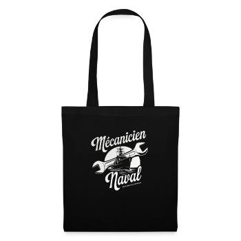 Mécanicien Naval Marine Nationale - Sac en tissu - noir - Devant
