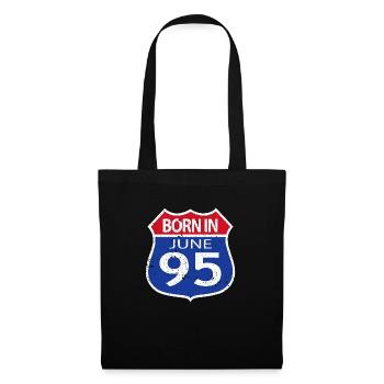 Born in June 1995 - Tote Bag - black - Front