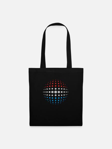 geo_dotsphere_luxembourg_3c01 - Sac en tissu - noir