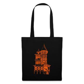 Mansion Spooky Halloween - Tote Bag - black - Front