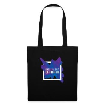 eseskalierteh - Stoffbeutel - Schwarz - Vorne