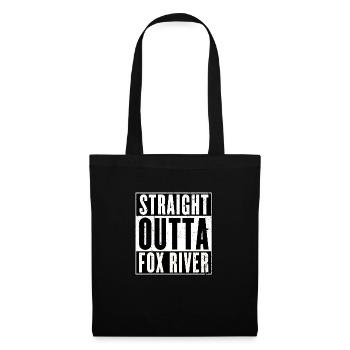Straight Outta Fox River - Prison Break T-shirt - Tote Bag - black - Front