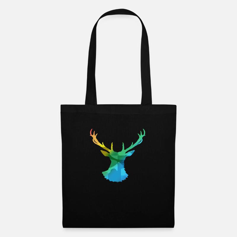 deer - Tote Bag - black