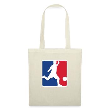 Logo de football - Sac en tissu - nature - Devant