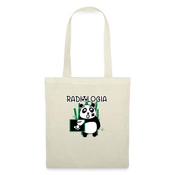 RADIOLOGIE PANDA INVERSÉ - Sac en tissu - nature - Devant