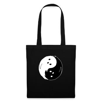ghosts ying yang - Tote Bag - black - Front