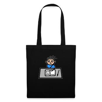Young Desk - Learn School Homework - Tote Bag - black - Front