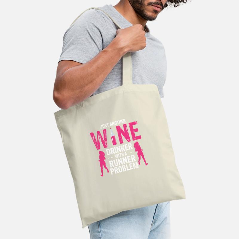 Just Another Wine Drinker With A Runner Problem Tote Bag