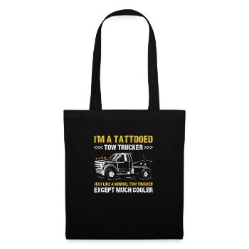 I'm A Tattooed Tow Trucker Operator - Tote Bag - black - Front