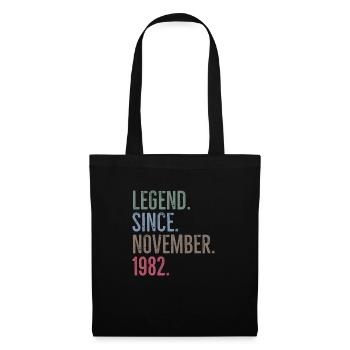 Légende depuis novembre 1982 - Sac en tissu - noir - Devant