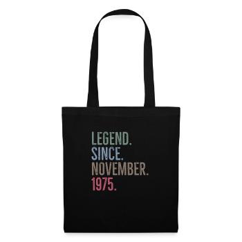 Légende depuis novembre 1975 - Sac en tissu - noir - Devant