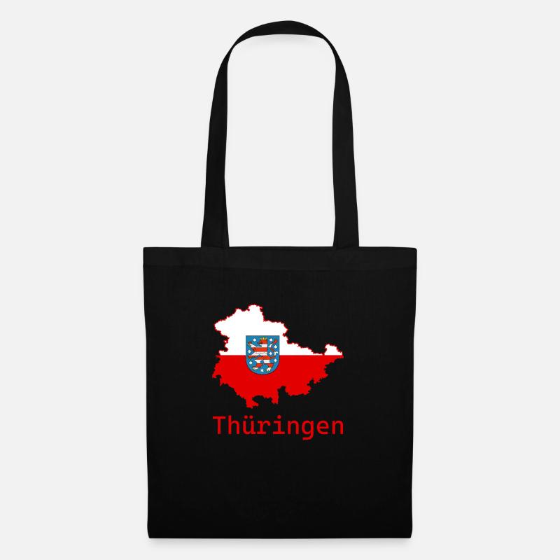 Thüringen - Stoffbeutel - Schwarz