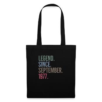 Légende depuis septembre 1977 - Sac en tissu - noir - Devant