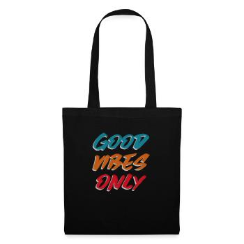 good vibes only - Sac en tissu - noir - Devant
