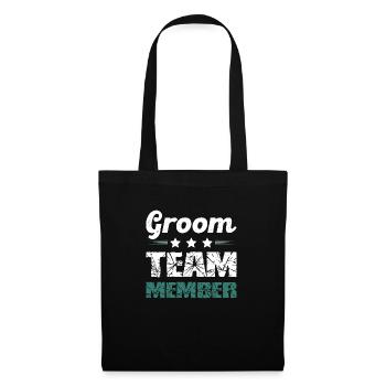 Groom Team - Stoffbeutel - Schwarz - Vorne