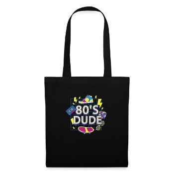 80èr DUDE - Sac en tissu - noir - Devant