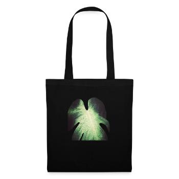 Monstera - Sac en tissu - noir - Devant