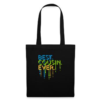 best cousin ever quote - Tote Bag - black - Front