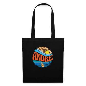 Andre Shirt Vintage Sunset Andre Groovy Tie Dye - Sac en tissu - noir - Devant