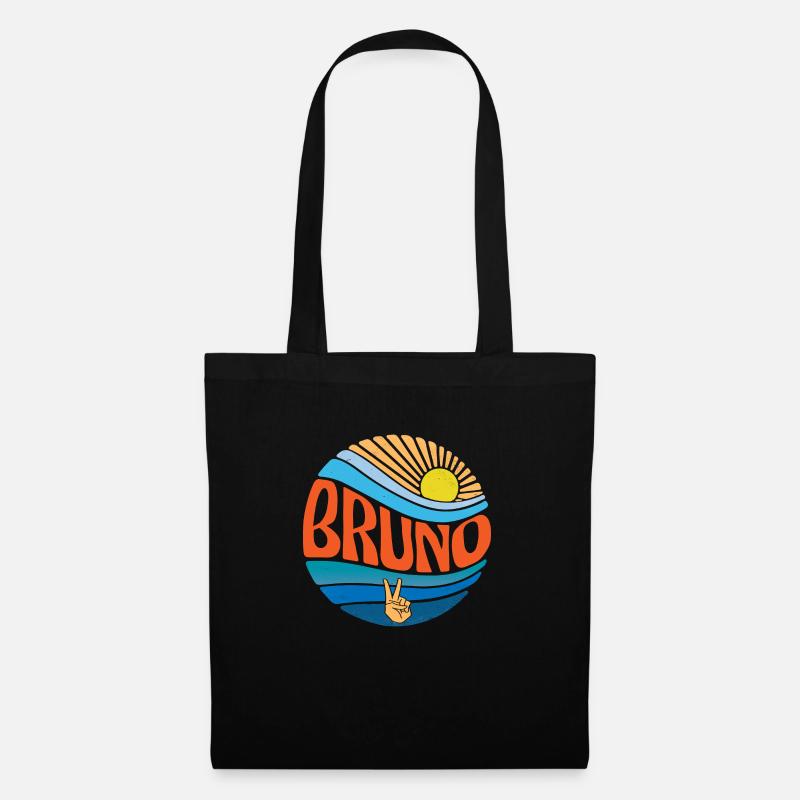 Bruno Hemd Vintage Sunset Bruno Groovy Tie Dye - Stoffbeutel - Schwarz