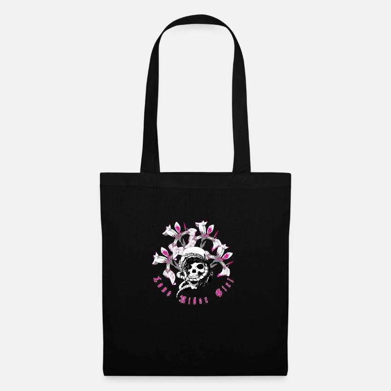 snakeskull lys001 - Tote Bag - black