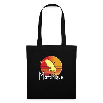 belle idée de Cadeau Original de la Martinique - Sac en tissu - noir - Devant