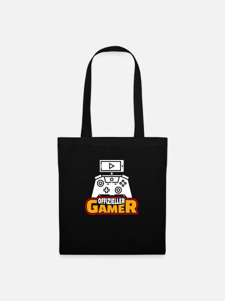 Offizieller Gamer - Stoffbeutel - Schwarz