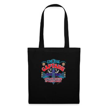 captaine - Sac en tissu - noir - Devant
