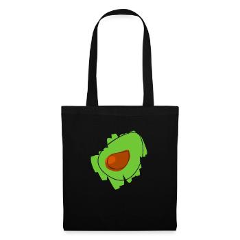 Avocado - Stoffbeutel - Schwarz - Vorne