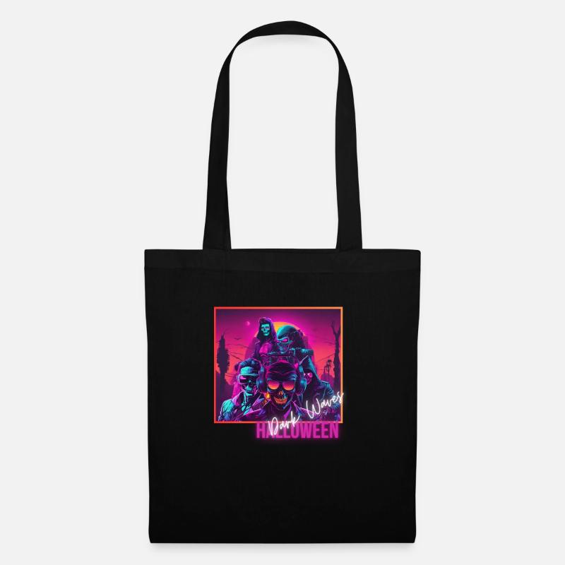 Vagues sombres - Sac en tissu - noir