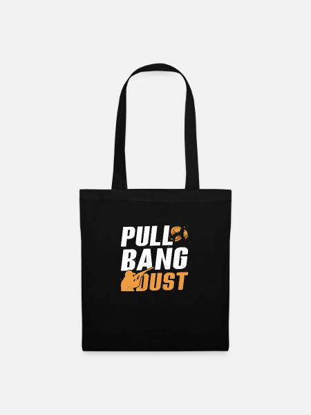 Pull Trapshooting Skeet Shooting - Stoffbeutel - Schwarz